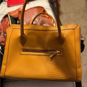Mark & Graham Mustard Yellow Tote Bag
